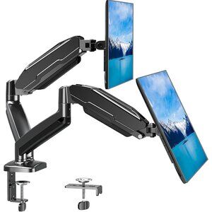 MOUNTPRO Dual Monitor Mount Fits 13" - 32", FULL MOTION Monitor Stand